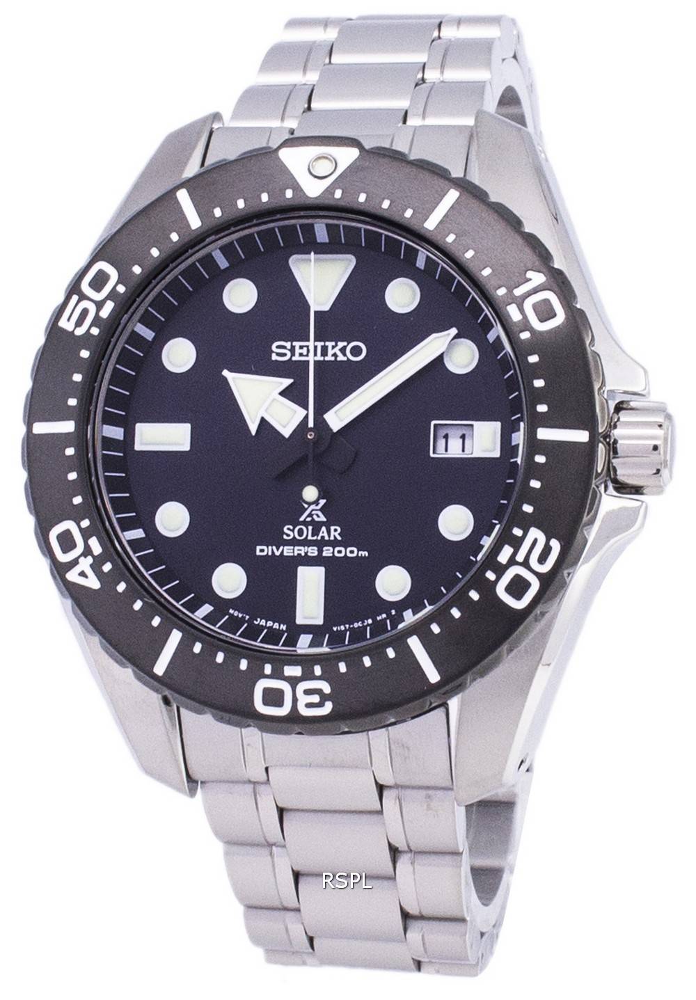 Seiko Prospex SBDJ013 Solar Diver's 200M Men's Watch – Creationwatches.sg