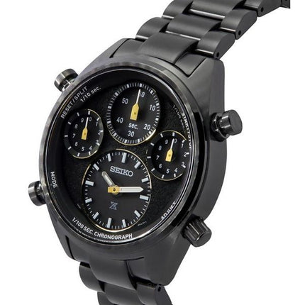 Seiko Prospex Speedtimer Limited Edition Chronograph Stainless Steel Black Dial Solar SFJ007P1 100M Men's Watch
