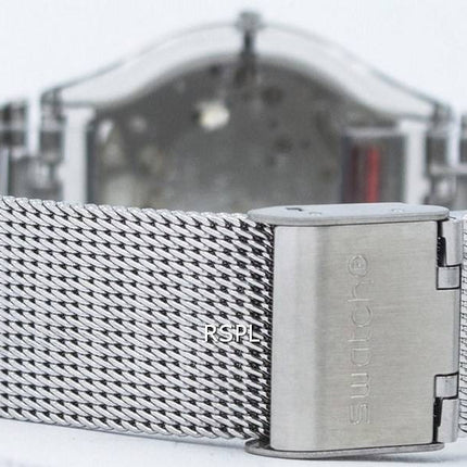 Swatch Skin Metal Knit Quartz SFM118M Women's Watch