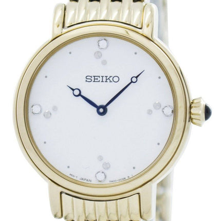 Seiko Quartz Swarovski Crystals SFQ804 SFQ804P1 SFQ804P Women's Watch