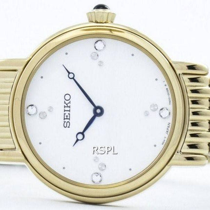 Seiko Quartz Swarovski Crystals SFQ804 SFQ804P1 SFQ804P Women's Watch