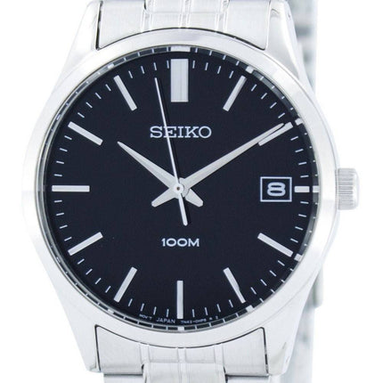 Seiko Quartz Black Dial SGEF01 SGEF01P1 SGEF01P Men's Watch