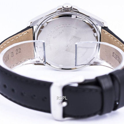Seiko Quartz Sapphire Glass Black Dial SGEH65 SGEH65P1 SGEH65P Men's Watch