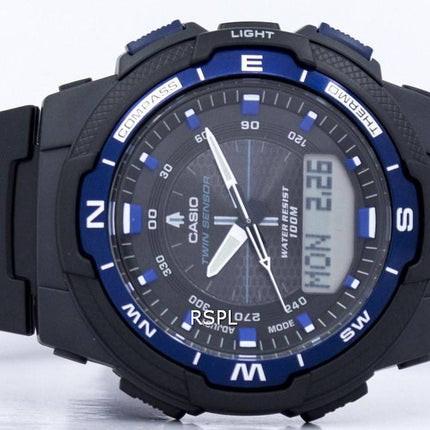 Casio OutGear Twin Sensor World Time Analog Digital SGW-500H-2BV Mens Watch