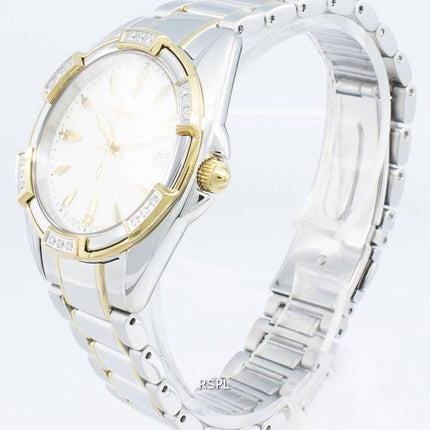 Seiko Classic SKK880P SKK880P1 SKK880 Diamond Accents Quartz Women's Watch