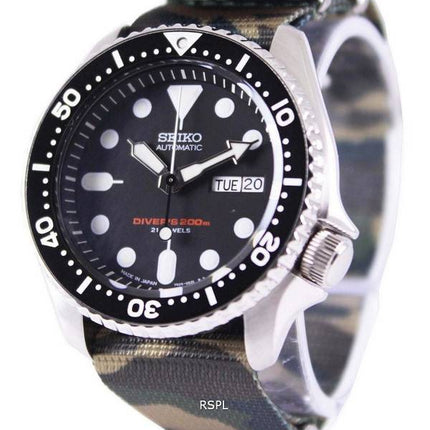 Seiko Automatic Diver's 200M Army NATO Strap SKX007J1-NATO5 Mens Watch