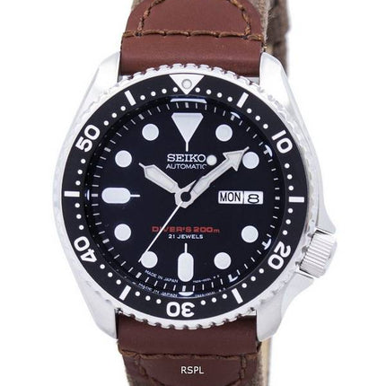 Seiko Automatic Diver's Canvas Strap SKX007J1-NS1 200M Mens Watch