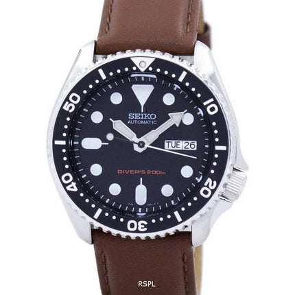 Seiko Automatic Diver's 200M Ratio Brown Leather SKX007K1-LS12 Men's Watch