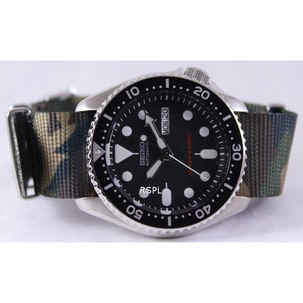 Seiko Automatic Divers 200M Army NATO Strap SKX007K1-NATO5 Mens Watch