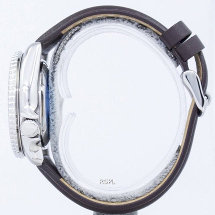 Seiko Automatic Diver's 200M Ratio Dark Brown Leather SKX009K1-LS11 Men's Watch