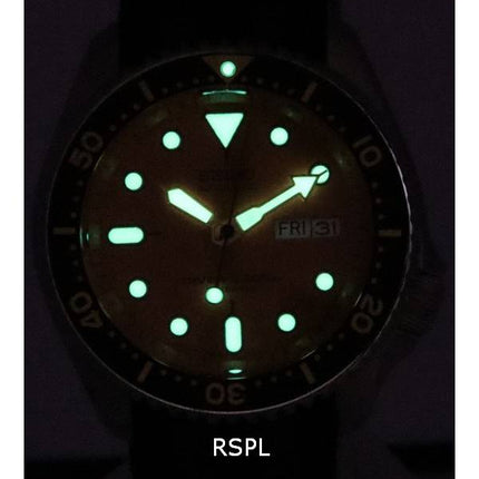 Seiko Orange Dial Automatic Diver's SKX011J1-var-NATO22 200M Men's Watch