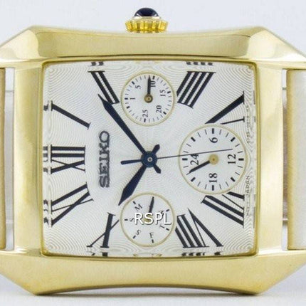 Seiko Rectangular Multi-Function Quartz Analog SKY736P2 Women's Watch
