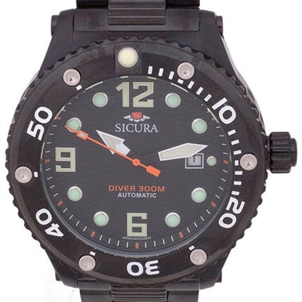 Sicura Automatic Divers 300M Crystal SM606GB Mens Watch