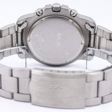 Seiko Titanium Alarm Chronograph SNA107 SNA107P1 SNA107P Mens Watch
