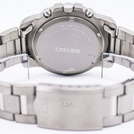 Seiko Titanium Alarm Chronograph SNA113 SNA113P1 SNA113P Mens Watch