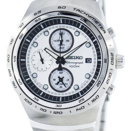 Seiko Quartz Chronograph Alarm SNAA81 SNAA81P1 SNAA81P Men's Watch