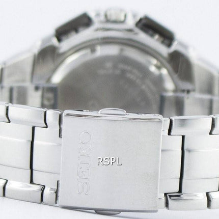 Seiko Quartz Chronograph Alarm SNAB07 SNAB07P1 SNAB07P Men's Watch