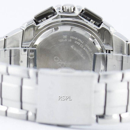 Seiko Quartz Chronograph Alarm SNAB07 SNAB07P1 SNAB07P Men's Watch