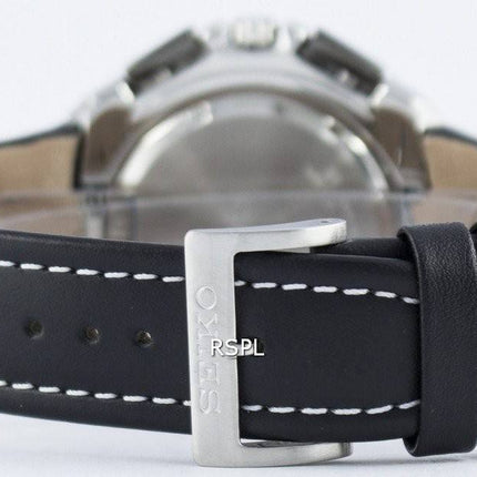 Seiko Quartz Chronograph Alarm SNAB11 SNAB11P1 SNAB11P Men's Watch