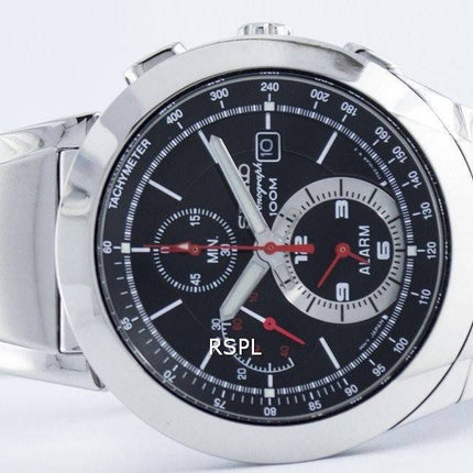Seiko Chronograph Quartz Alarm Tachymeter SNAB33 SNAB33P1 SNAB33P Men's Watch