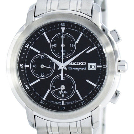 Seiko Chronograph Quartz Alarm SNAB83 SNAB83P1 SNAB83P Men's Watch