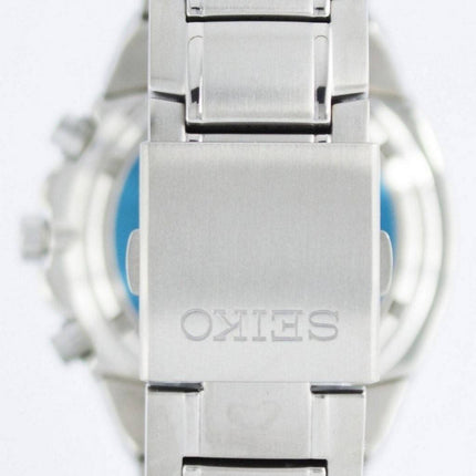 Seiko Titanium Chronograph Quartz Alarm Tachymeter SNAB87 SNAB87P1 SNAB87P Men's Watch