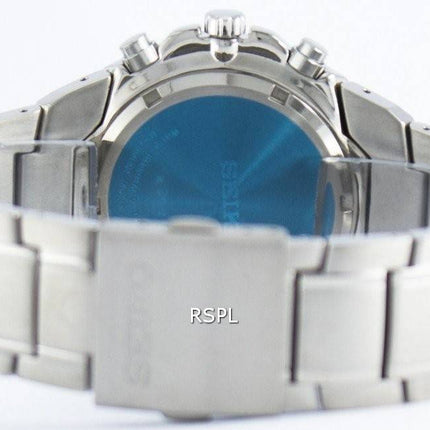 Seiko Titanium Chronograph Quartz Alarm Tachymeter SNAB87 SNAB87P1 SNAB87P Men's Watch
