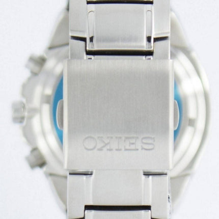 Seiko Titanium Chronograph Quartz Alarm Tachymeter SNAB89 SNAB89P1 SNAB89P Men's Watch
