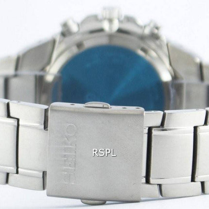 Seiko Titanium Chronograph Quartz Alarm Tachymeter SNAB91 SNAB91P1 SNAB91P Men's Watch