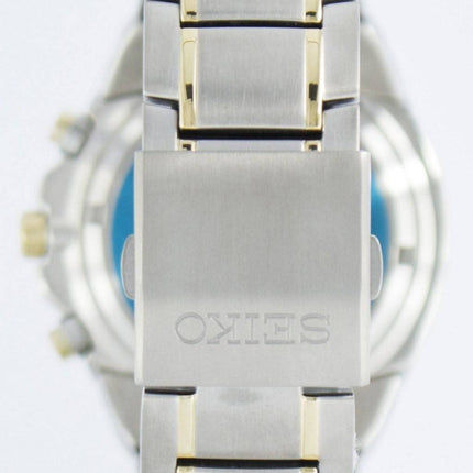 Seiko Titanium Chronograph Quartz Alarm Tachymeter SNAB93 SNAB93P1 SNAB93P Men's Watch