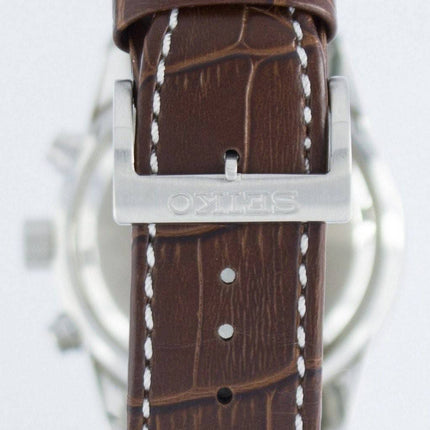 Seiko Quartz Alarm Chronograph Tachymeter SNAC09 SNAC09P1 SNAC09P Men's Watch