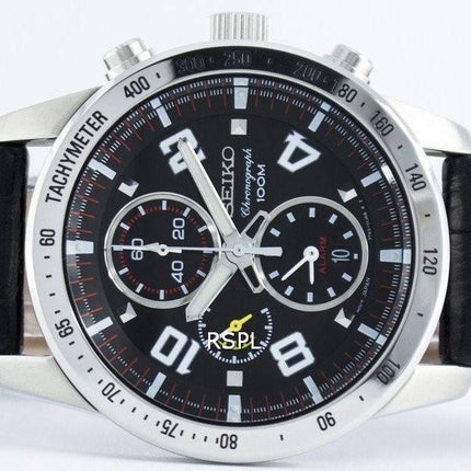 Seiko Quartz Alarm Chronograph Tachymeter SNAC13 SNAC13P1 SNAC13P Men's Watch