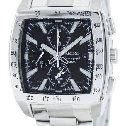 Seiko Quartz Alarm Chronograph Tachymeter SNAC25 SNAC25P1 SNAC25P Men's Watch