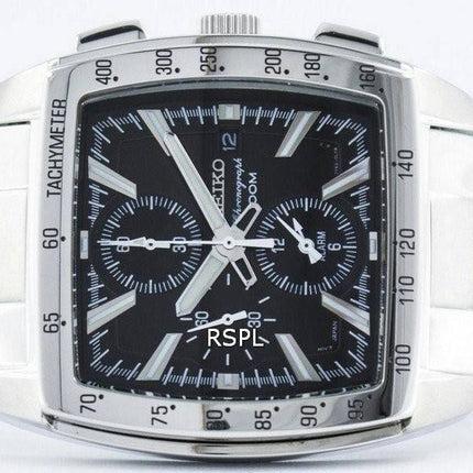 Seiko Quartz Alarm Chronograph Tachymeter SNAC25 SNAC25P1 SNAC25P Men's Watch