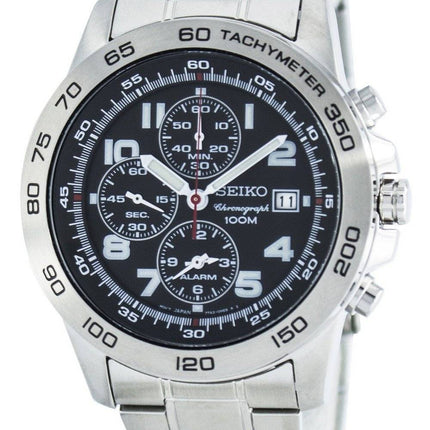 Seiko Quartz Alarm Chronograph Tachymeter SNAC53 SNAC53P1 SNAC53P Men's Watch