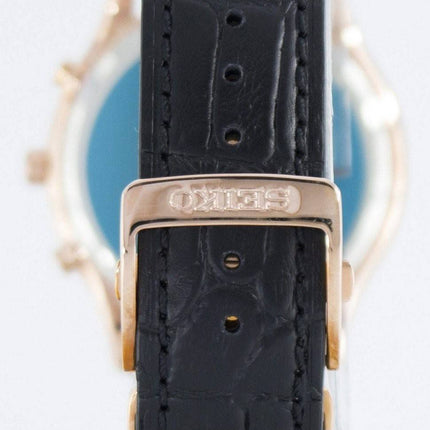 Seiko Quartz Alarm Chronograph SNAC82 SNAC82P1 SNAC82P Men's Watch