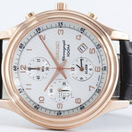 Seiko Quartz Alarm Chronograph SNAC82 SNAC82P1 SNAC82P Men's Watch