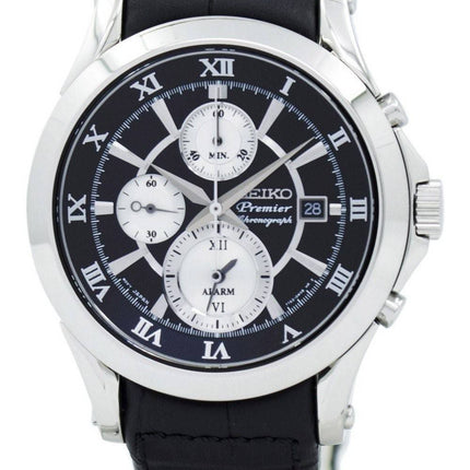 Seiko Premier Chronograph Alarm SNAD29 SNAD29P1 SNAD29P Men's Watch