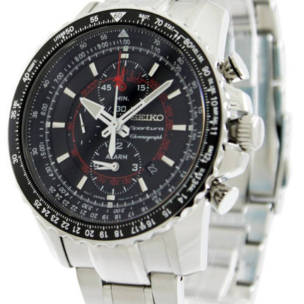 Seiko FLIGHTMASTER Sportura Pilot Chronograph SNAE99 SNAE99P1 SNAE99P Men's Watch