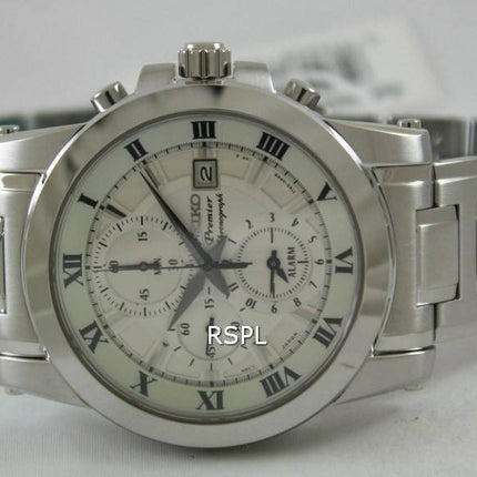 Seiko Premier Chronograph SNAF29P1 SNAF29P SNAF29 Mens Watch
