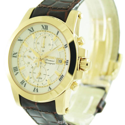 Seiko Premier Chronograph SNAF30P1 SNAF30P Mens Watch