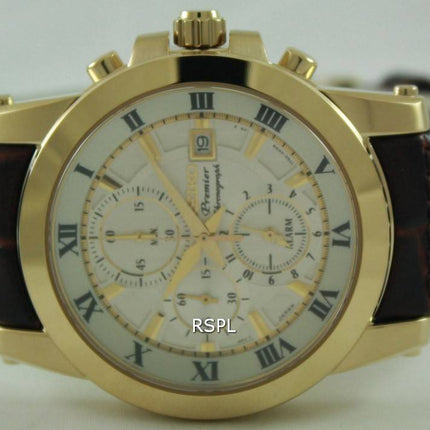 Seiko Premier Chronograph SNAF30P1 SNAF30P Mens Watch