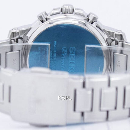 Seiko Premier Chronograph Quartz SNDV71 SNDV71P1 SNDV71P Women's Watch