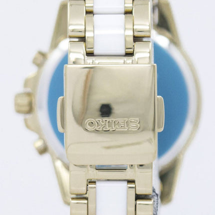 Seiko Sportura Chronograph Quartz Tachymeter SNDX02 SNDX02P1 SNDX02P Women's Watch