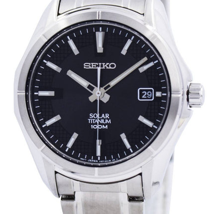 Seiko Solar Titanium 100M SNE141 SNE141P1 SNE141P Mens Watch