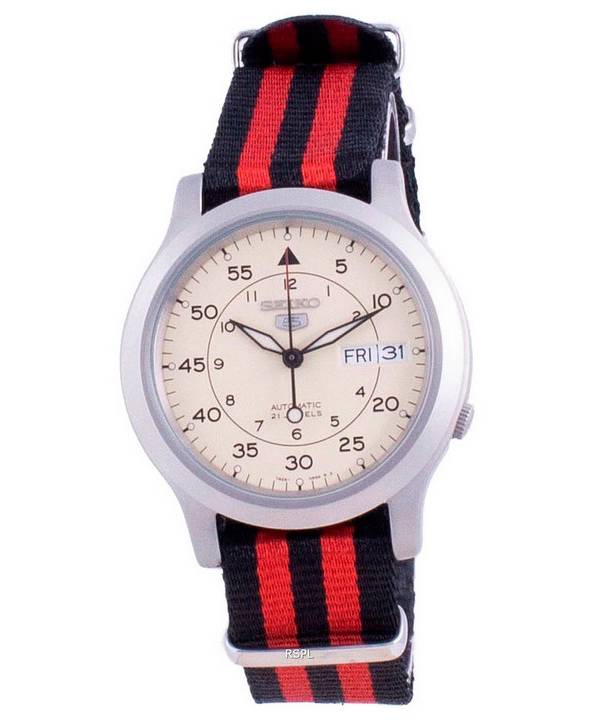 Seiko Military SNK803K2-var-NATOS15 Automatic Nylon Strap Men's Watc