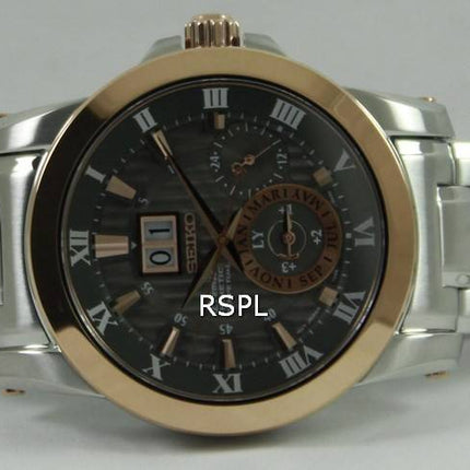 Seiko Premier Kinetic Perpetual Calendar SNP114P1 SNP114P Mens Watch