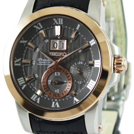 Seiko Premier Kinetic Perpetual Calendar SNP114P2 Mens Watch