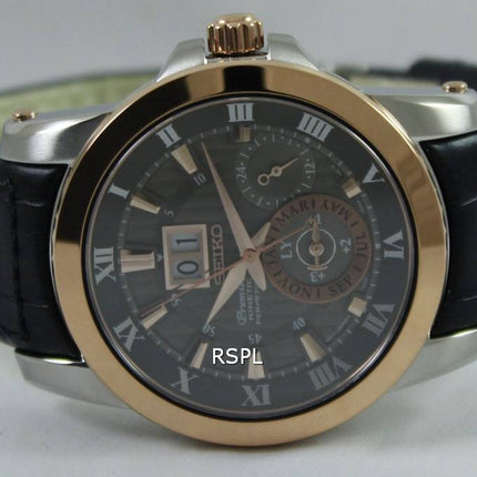 Seiko Premier Kinetic Perpetual Calendar SNP114P2 Mens Watch