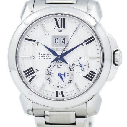 Seiko Premier Kinetic Perpetual Calendar SNP139 SNP139P1 SNP139P Mens Watch